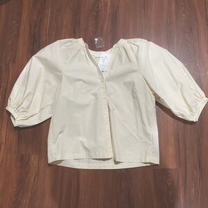 Karlie Full Sleeve Ivory Top- Medium